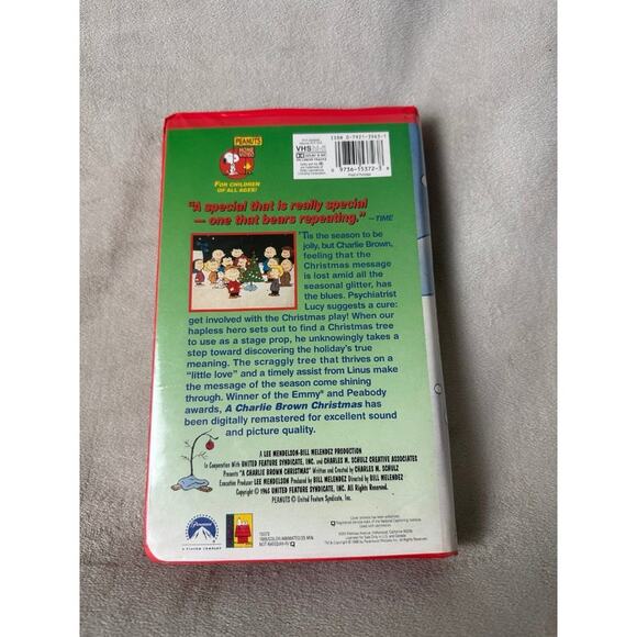 A Charlie Brown Christmas vintage VHS tape - Picture 2 of 3